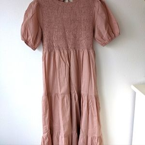 Petal & Pup Pink Midi Dress